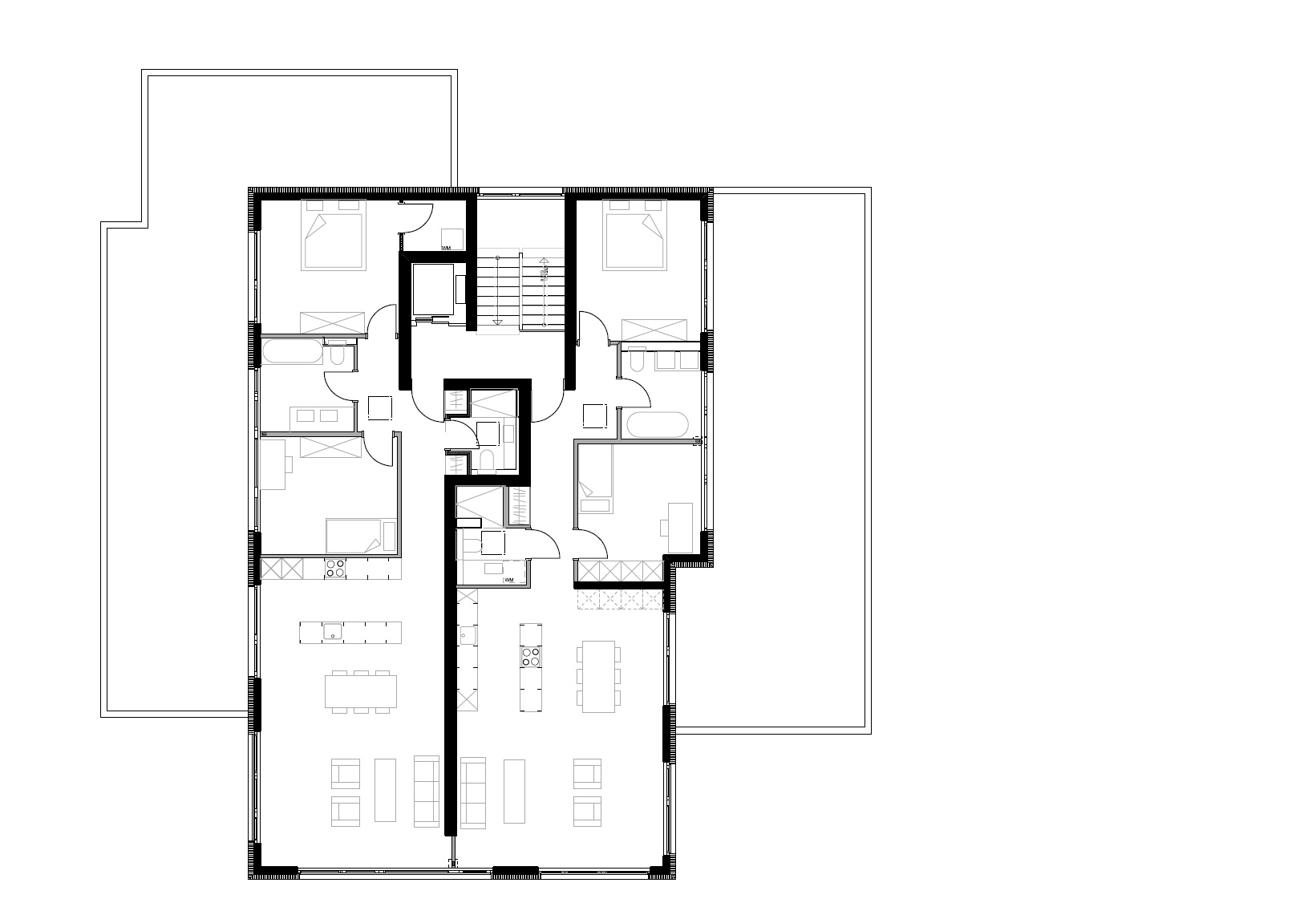 Bottmingen — Grundriss Dachgeschoss