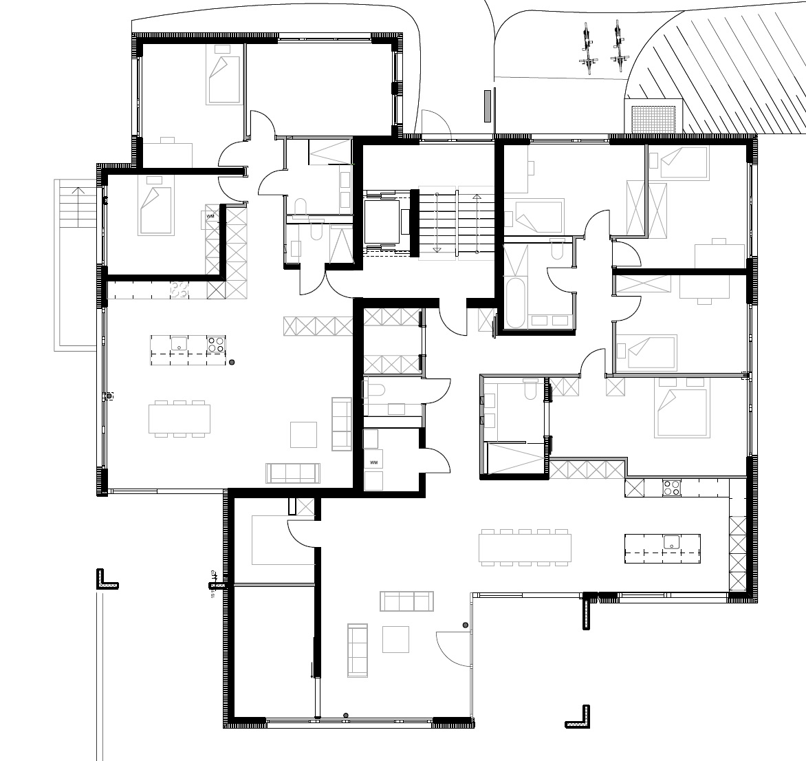 Bottmingen — Grundriss Erdgeschoss