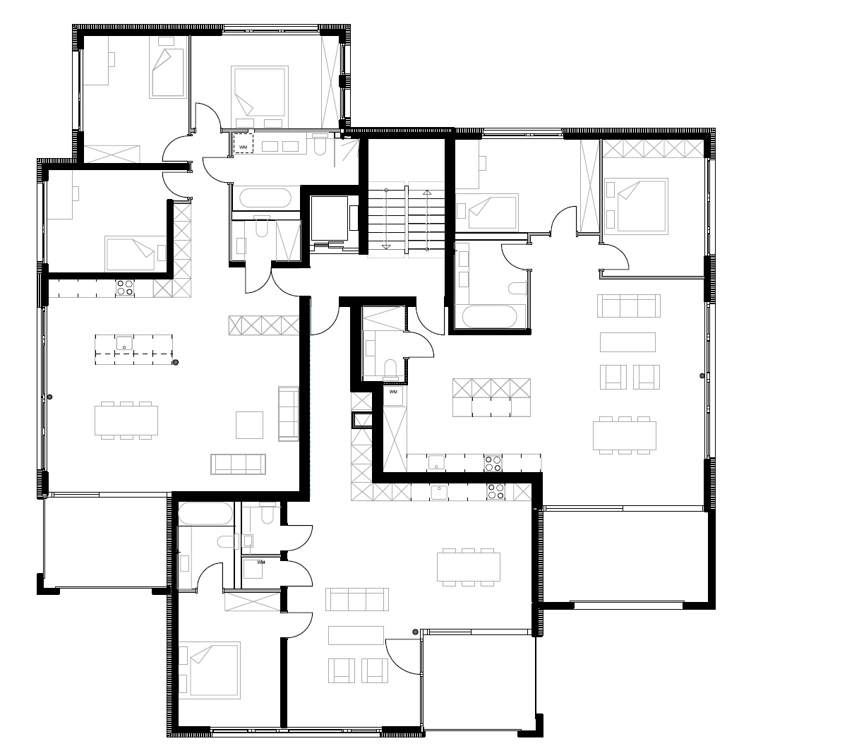 Bottmingen — Grundriss Obergeschoss